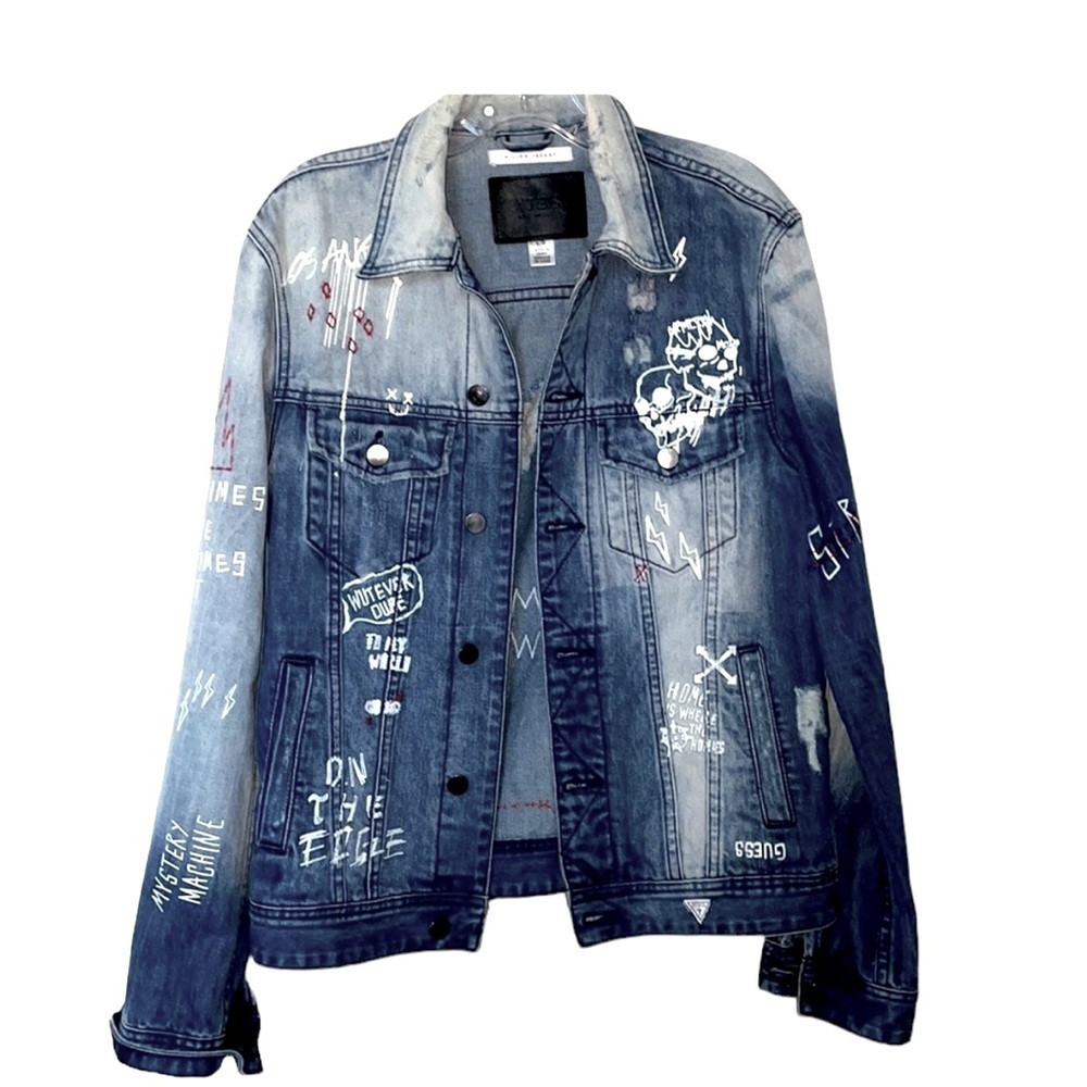 MOVING SALE EVERYTHING HAS TO GO THIS WEEK!! Denim jacket worn once. Rare find